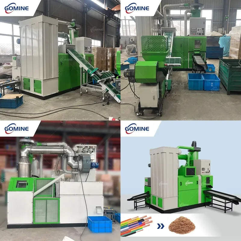Recycling Machine 2026 300kg/h Copper Wire Cable Granulator Line Copper Wire Recycling Machine Copper Granulator With Free
