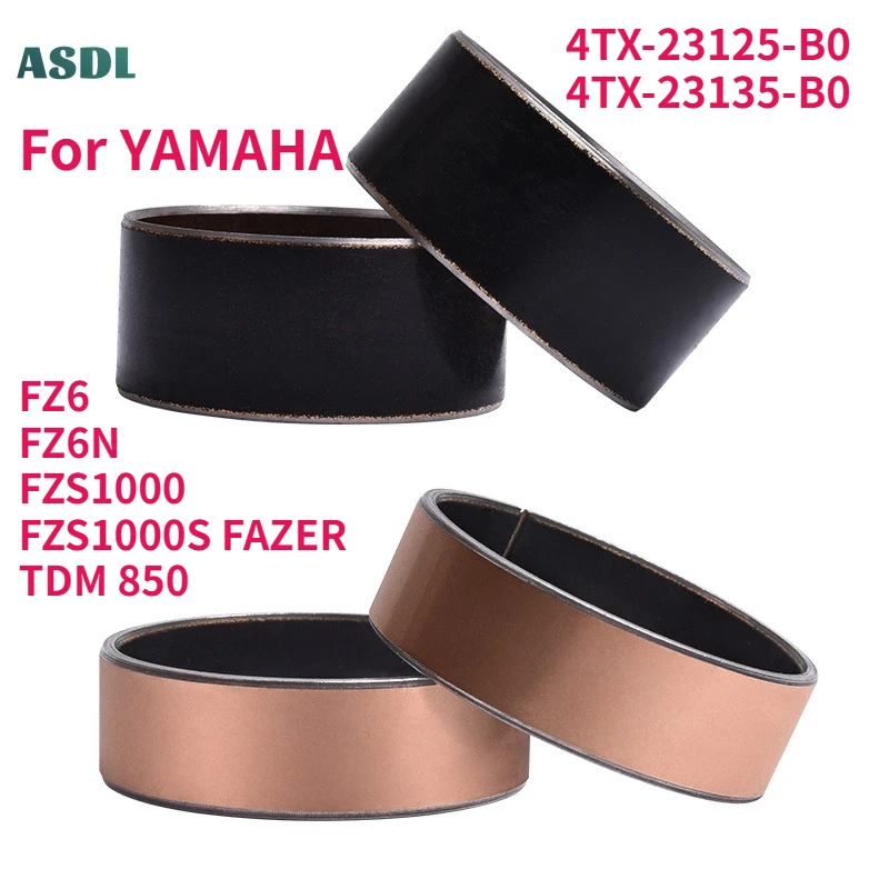 

43mm Moto Front Fork Bushing Copper for YAMAHA FZ6 NAKED FZ6N FZ6S FAZER FZS1000 FZS10R FZ1 TDM 850 4TX-23125-B0