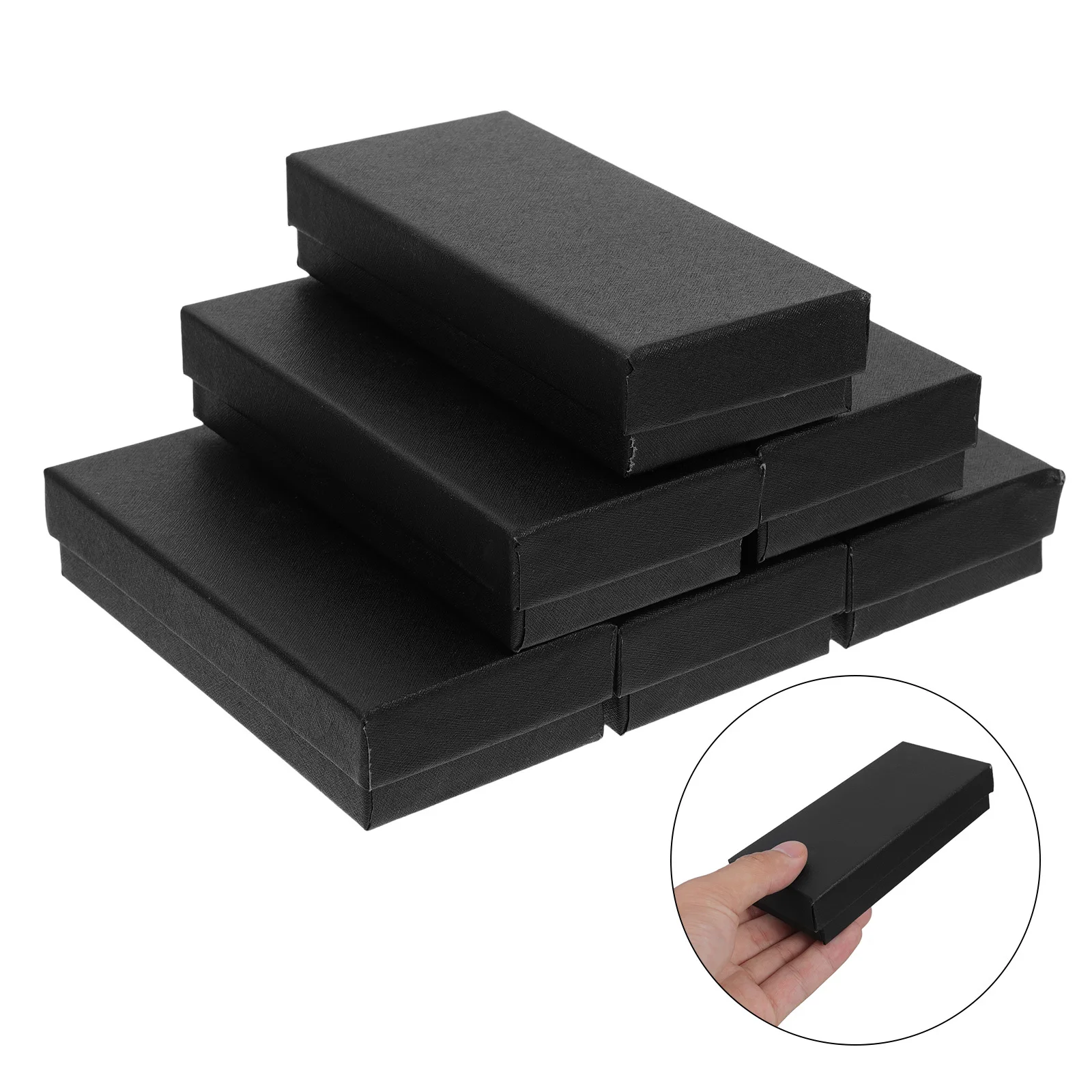 

6Pcs Watch Box Elegant Packaging Organizer Portable Display Case Jewelry Storage Multi-Functional Watch Storage Box for Men