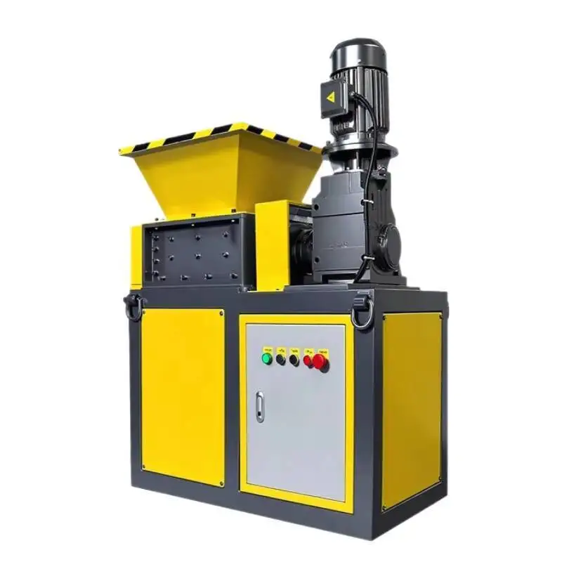 목재 고무 타이어 쓰레기 플라스틱 산업용 파쇄기 다기능 소형 고철 분쇄기