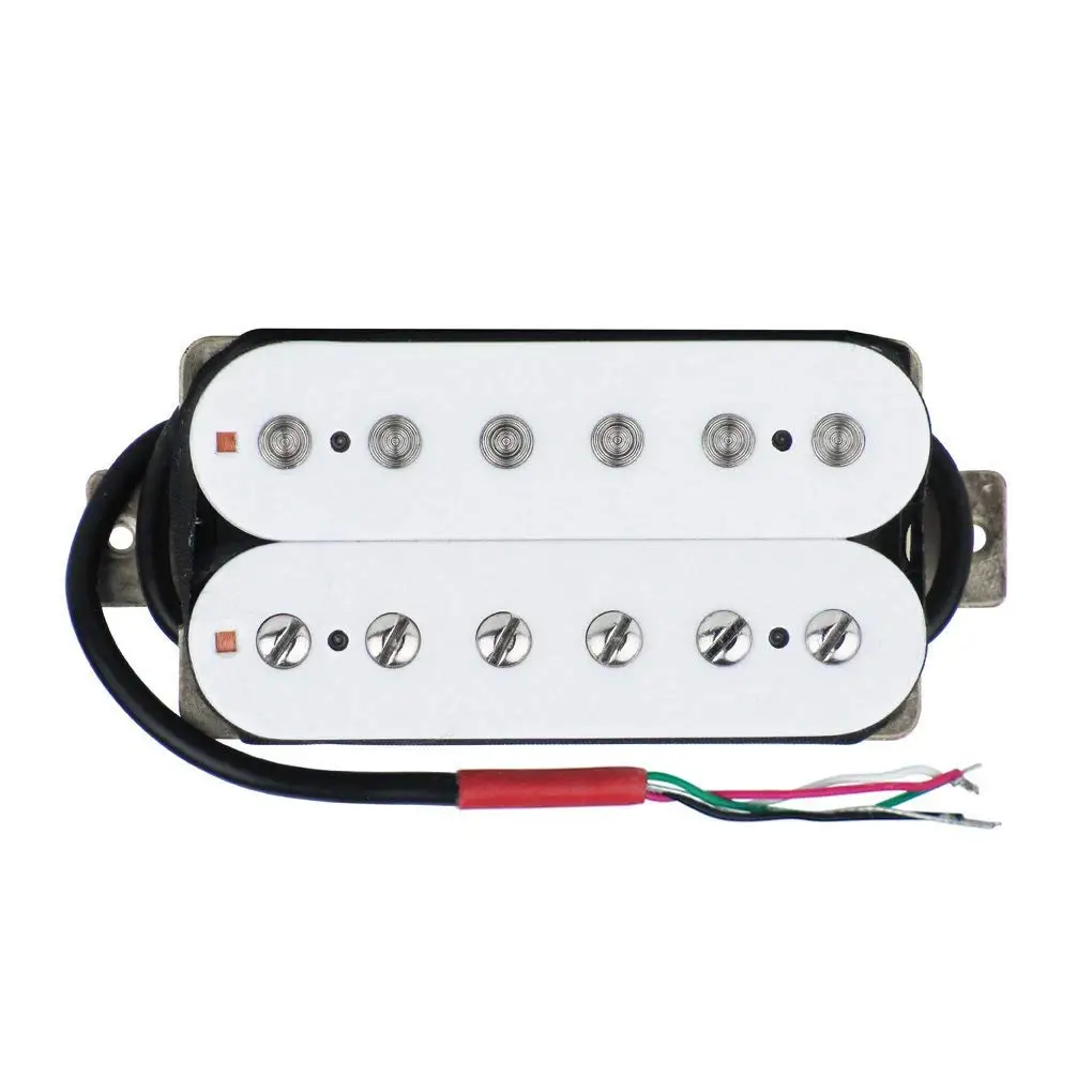 Electric Guitar Humbucker Pickups Bridge Alnico V Pickup White