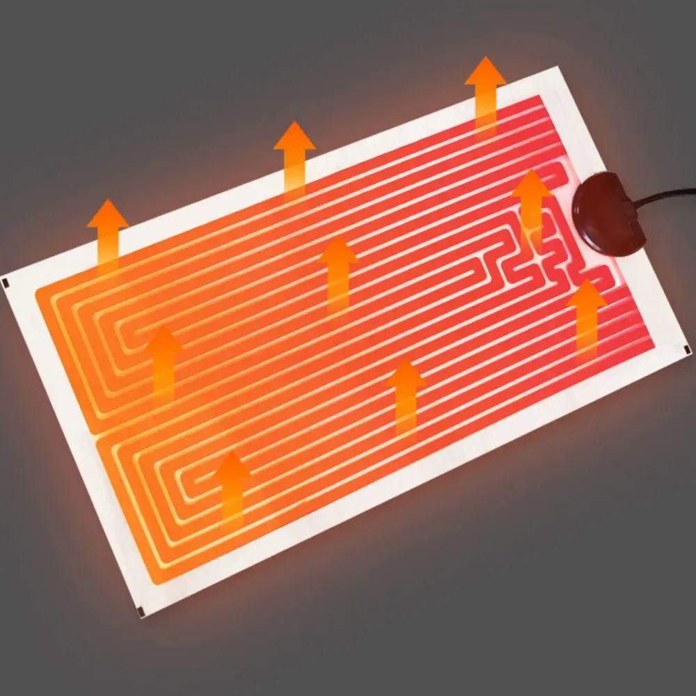 Coussin chauffant d'escalade pour animaux de compagnie, 5W/7W/14W/20W, Terrarium réglable en Silicone, tapis chauffant pour Reptiles avec régulateur de température, prise ue