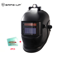 SAFEUP Welding Mask Auto Darkening Welding Helmet Automatic for Welder Machine with Mount Strong Headlight Wide View LED Light