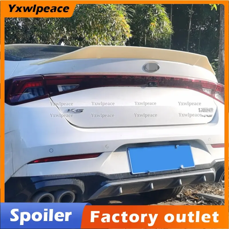 

For Kia Optima K5 GT 2020-2022 K5 DL3 Spoiler High Quality ABS Material Primer Color Rear Trunk Lip Spoiler Car Styling