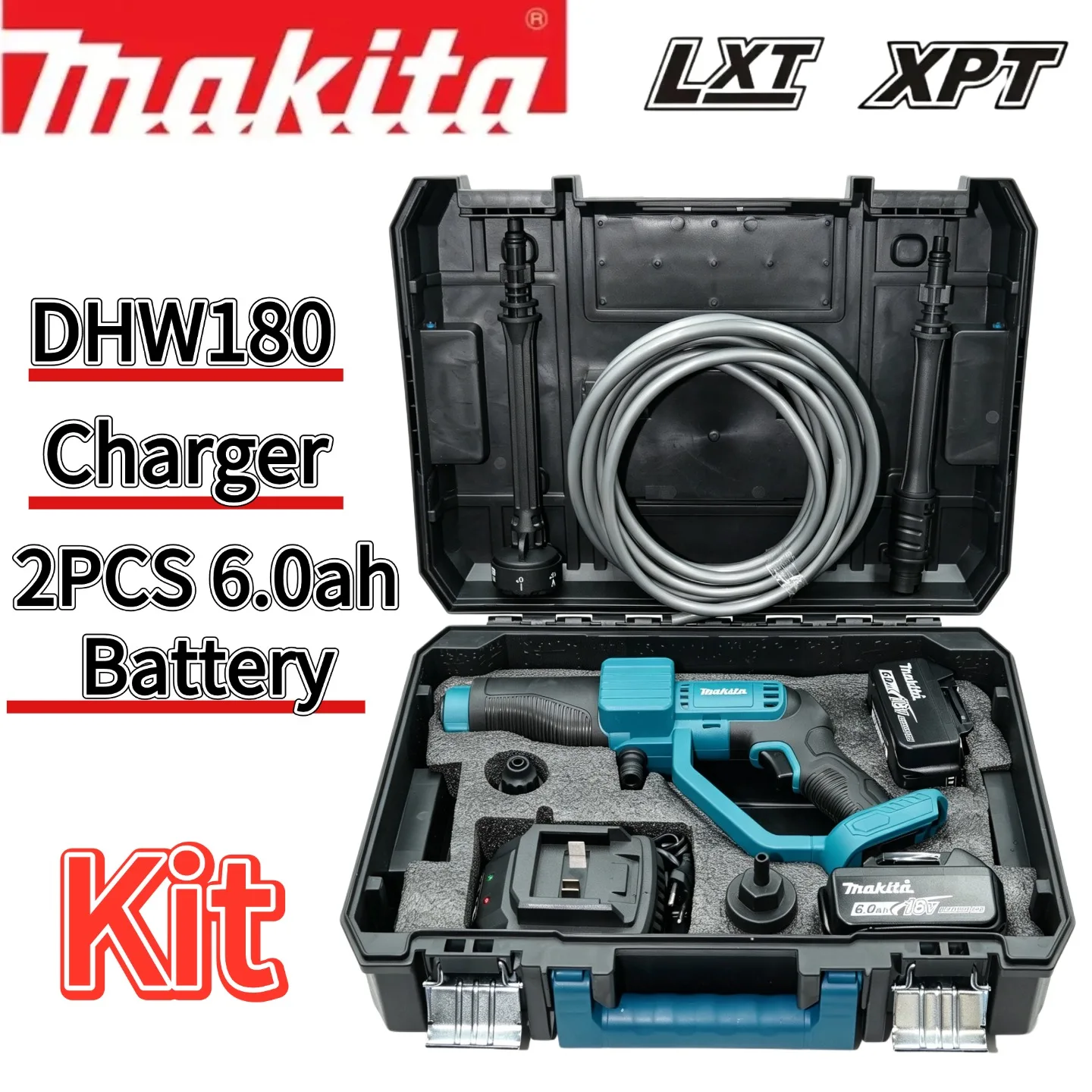 

Makita BL1860 Rechargeable Battery 6Ah for Makita 18V Battery Makita DHW180 cleaning machine lithium battery 18V car wash gun