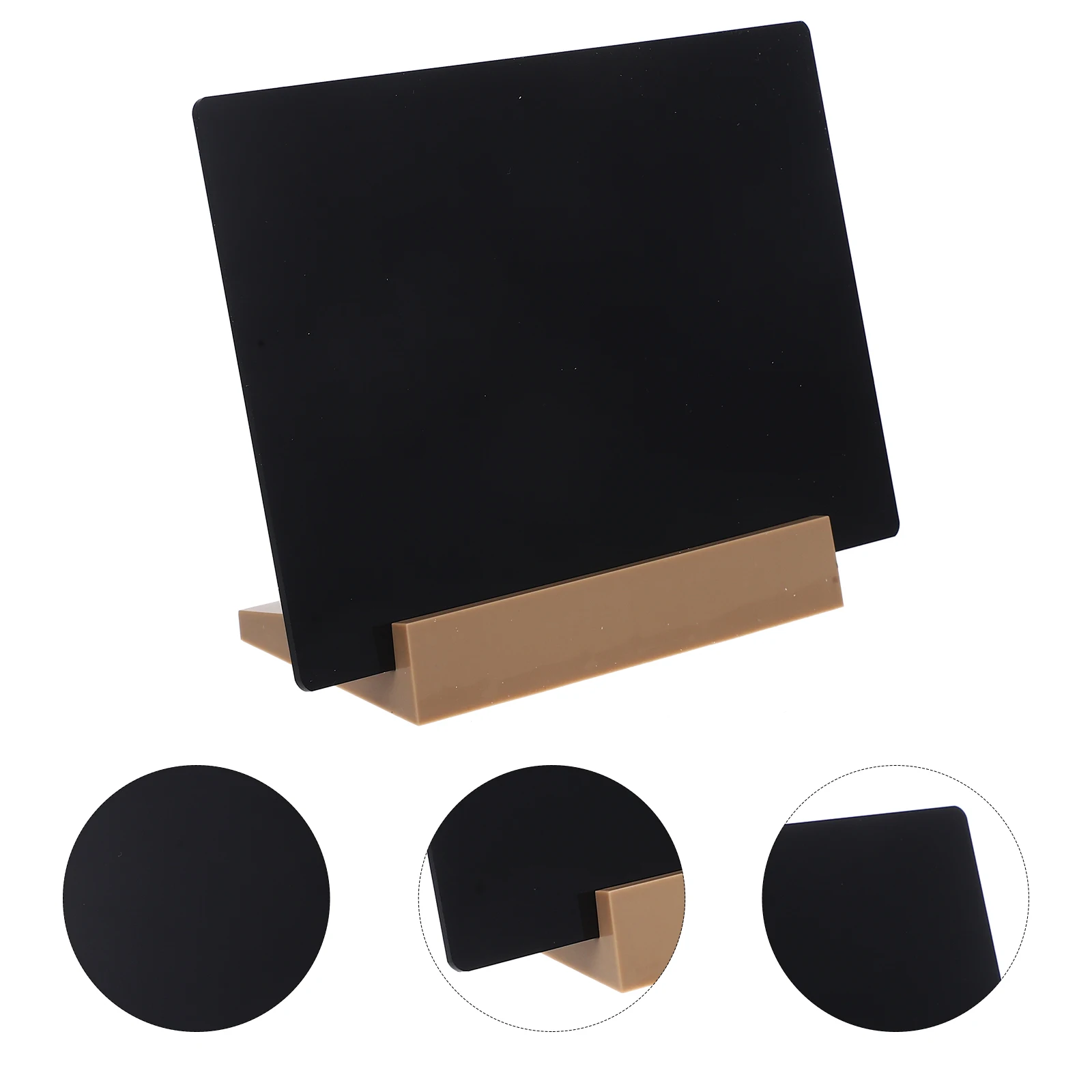 

Hand Drawn A4 Chalkboard Erasable ABS Desk Decor Tabletop Sign Home Office Hotel Weddings Christmas Small