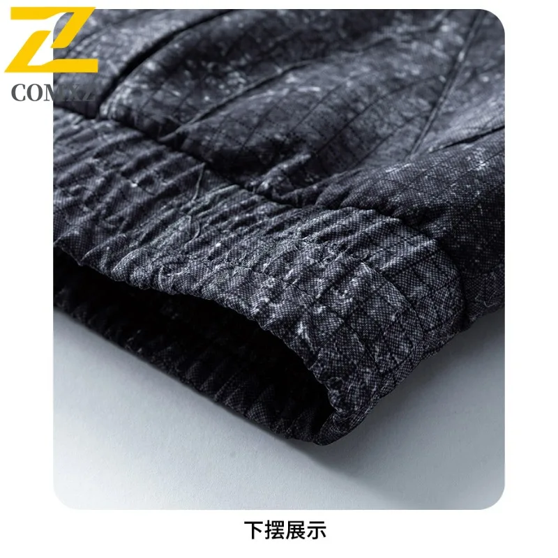 COMXZ الرجال Chaqueta ترتيب الأسرة طوق كامو يندبروف في الهواء الطلق تشغيل الصيد الصيد خفيفة الوزن ملابس خارجية الخريف السترات الكلاسيكية