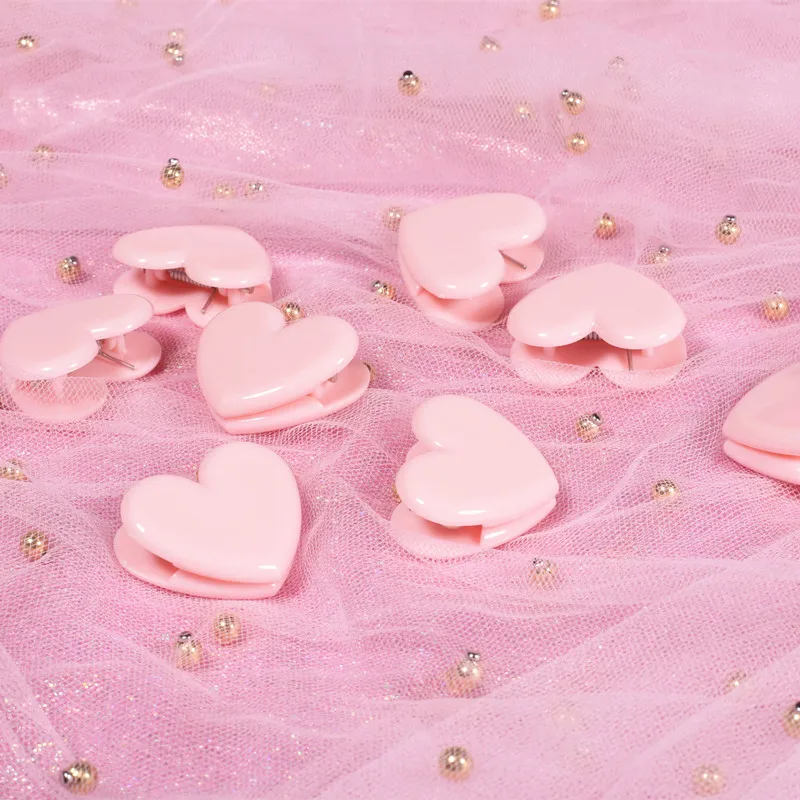 Pink Clip Heart-shaped Clips Postcard Photo Clamp Photography Decor DIY Shooting Background Props LED Lamp Softbox Accessories