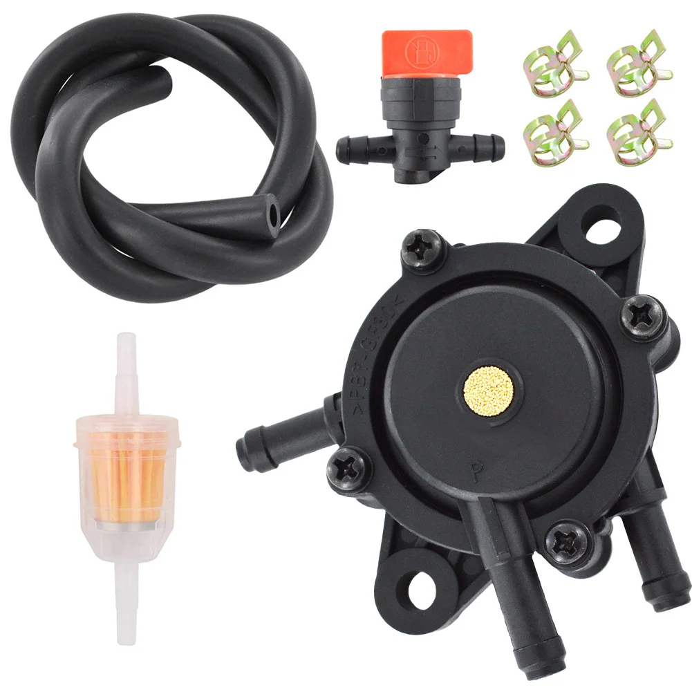 24 393 04-S Lawn Mower Fuel Pump Filter Shut Off Valve Line Kit Replacement Compatible Garden Tools Part