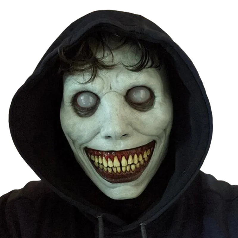 

Halloween Horror Mask Exorcist Party Dance Party Cosplay Creepy Evil Spooky Adult Full-face Latex Headwear for Both Sexes