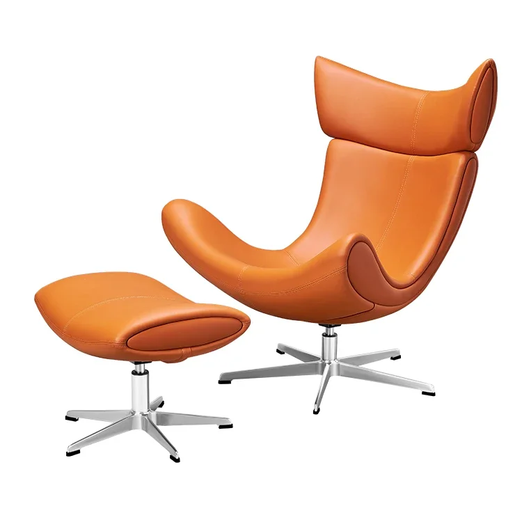 Formodern Leather Imola Designer غرفة المعيشة أثاث المنزل الترفيه أريكة واحدة كرسي صالة كرسي وعثماني