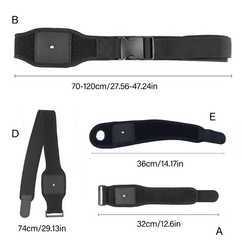 Sangles brassard ceintures traqueur, sangles taille, sangles adaptées au système traqueur