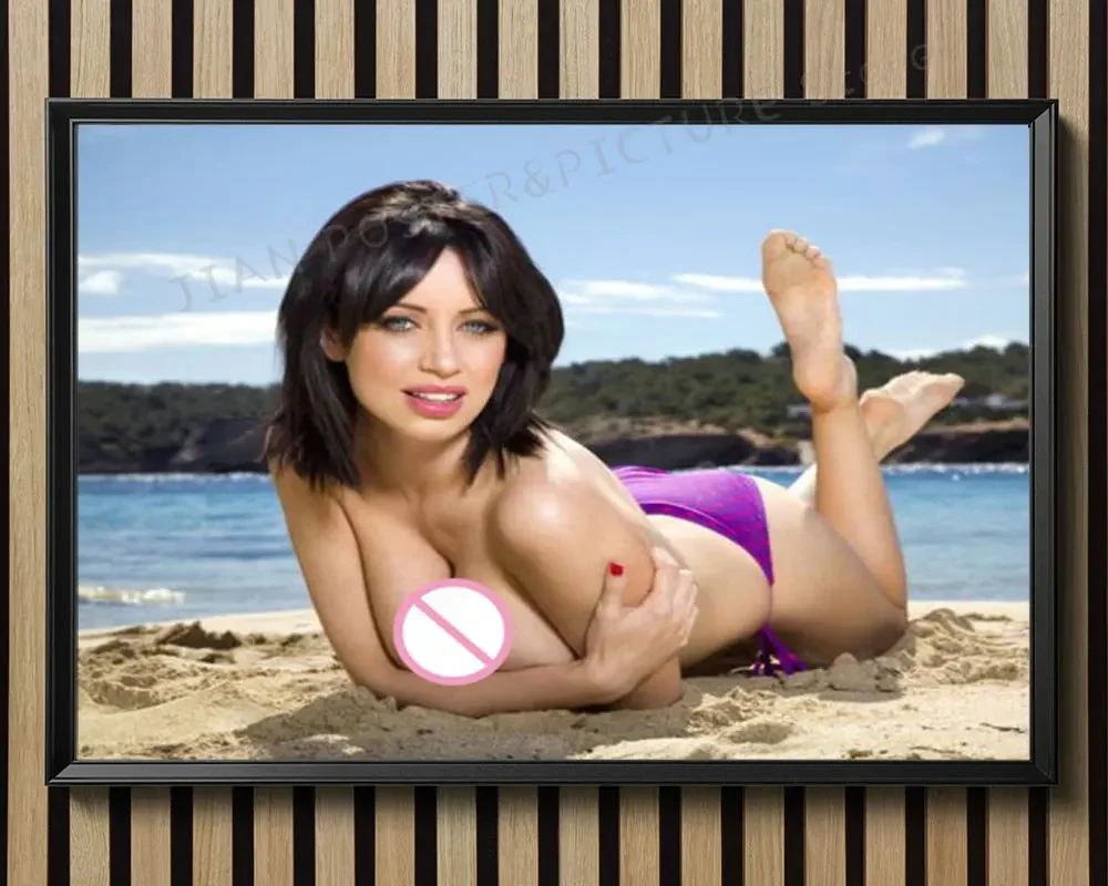 R0159 Sophie Howard Star Sexy Beautiful Girl Model Wall Sticker Silk Poster Art Home Decoration