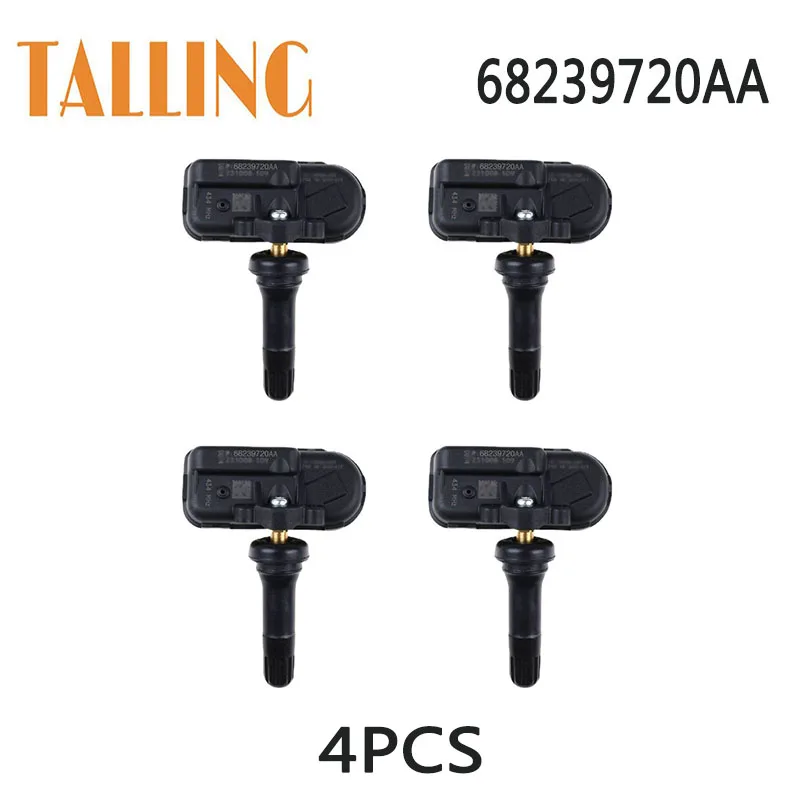 68249197AA 4Pcs TPMS Tire Pressure Sensor for Jeep Cherokee Dodge Ram 1500 2500 3500 2014-2021 68239720AA 68157568AA