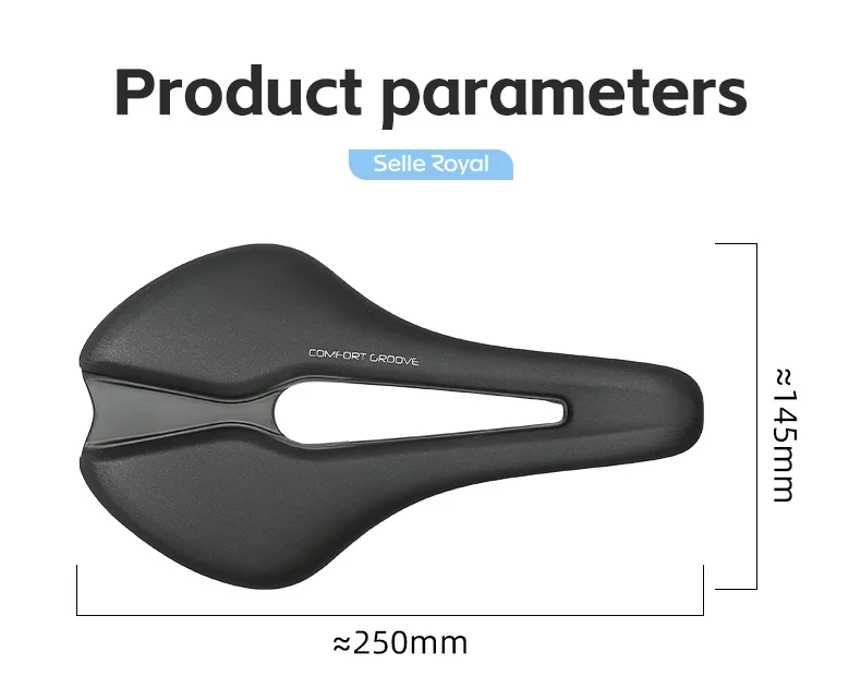 SELLE ROYAL Aeros O Hohlraum-Atmungsaktiver Fahrradsattel Ultraleichter MTB Rennrad-Sitz Weicher PU-Leder Wasserdichter Fahrradsitz – Detail 2