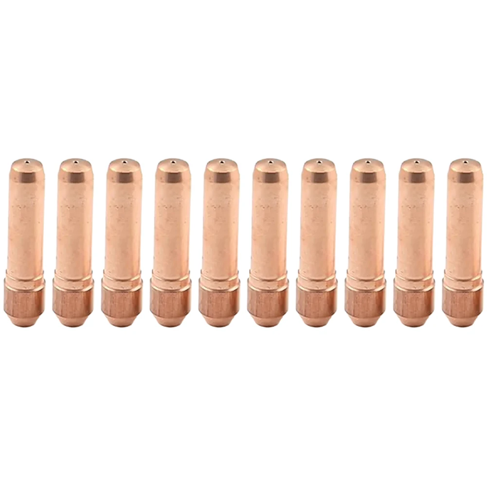 10pcs Contact Tip For Bernard Centerfire Gas Diffusers D-1 DS-1 T-023,T-030,T-035,T-039,T-045,T-052,T-062 MIG Welding Gas Parts