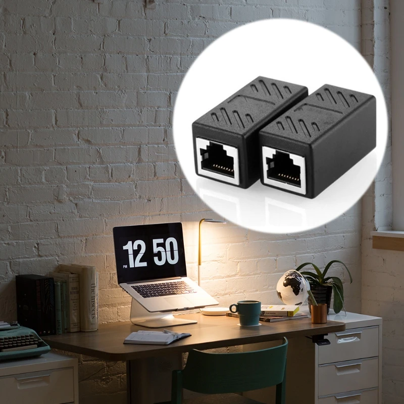 2023 extensão ethernet rj45 para cat6 lan extensor conector remendo para computador