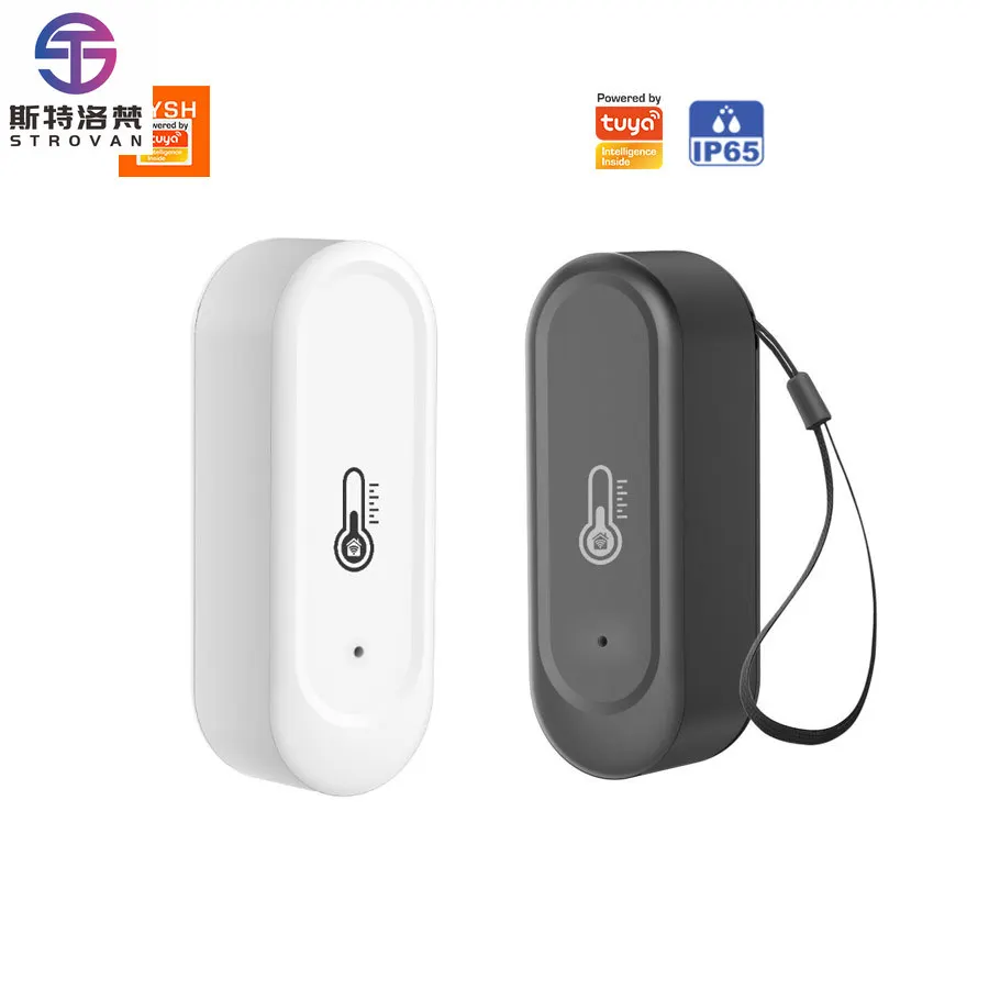 

STLF Tuya Wifi Waterproof Ip65 Temperature and Humidity Sensor Outdoor Indoor Temperature and Humidity