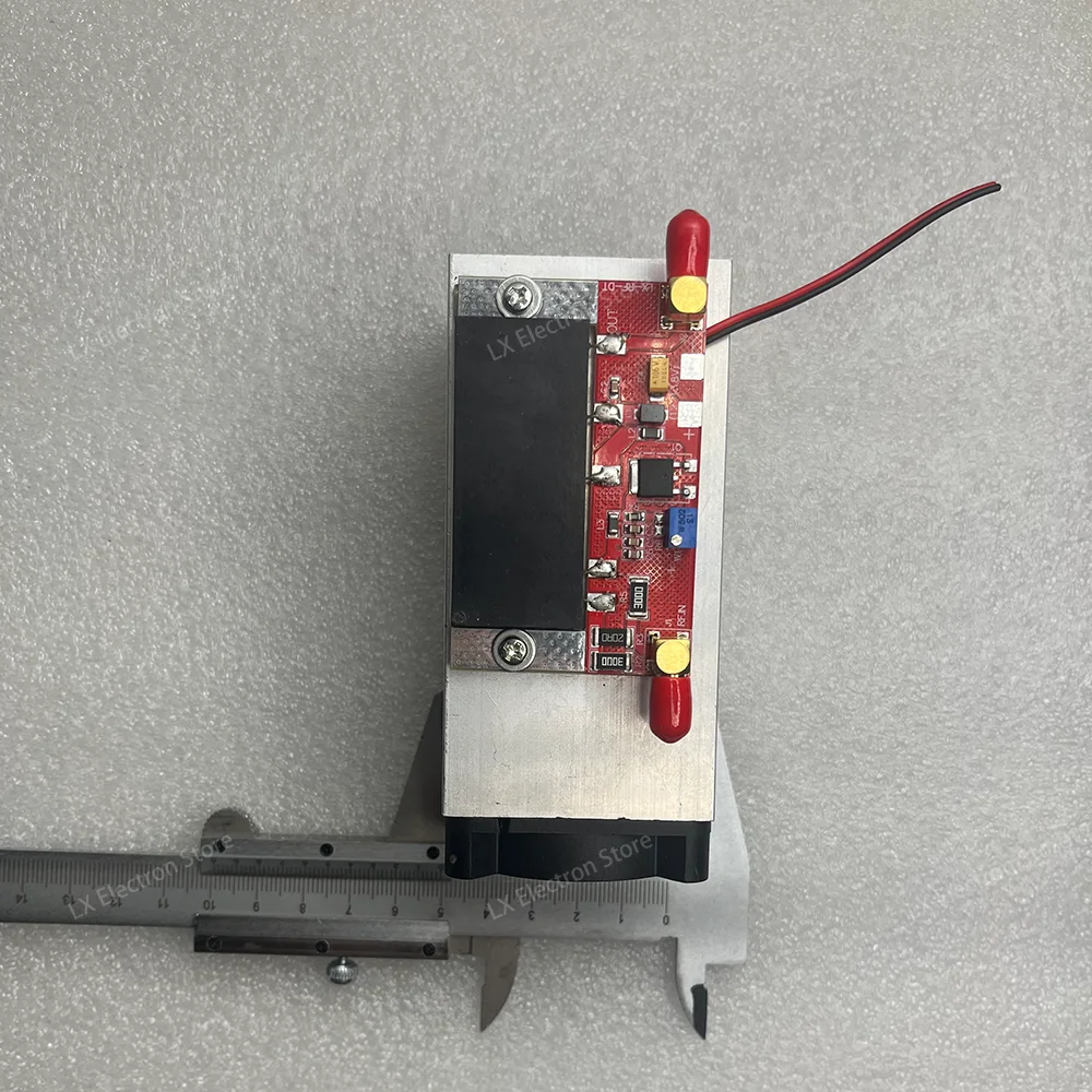 1pcs SMA Adjustable RF Power Amplifier Module. 12.5V DC, 135-175MHz, 6W output, 200mW input, 50‑ohm impedance. Simple DIY