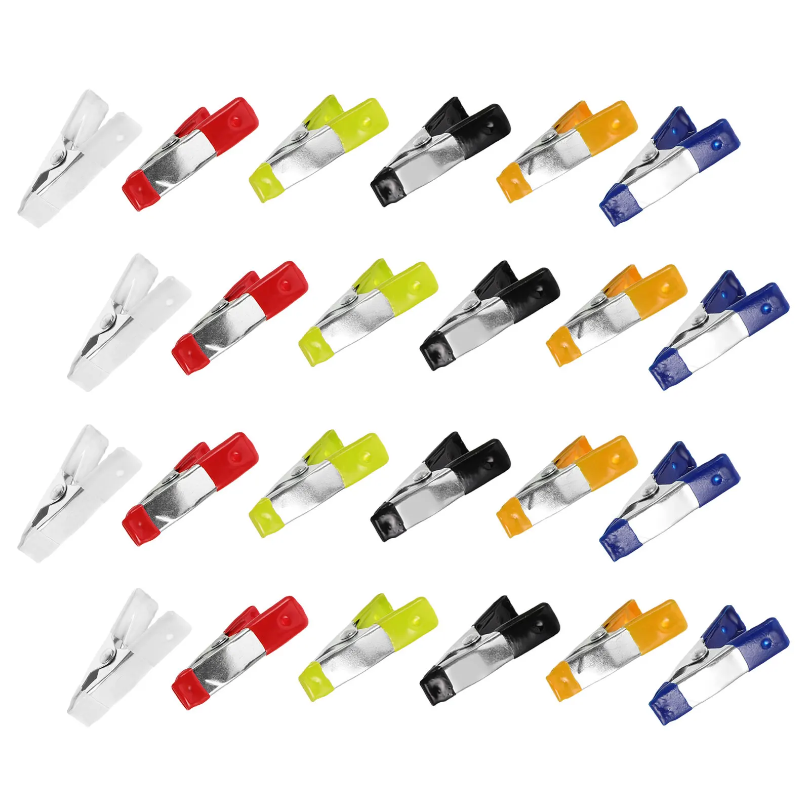 24Pcs Multifunctional Heavy Duty Spring Clamps Mini Clips for Camping Tent Woodworking Garden Craft Projects Spring Clamps Clips