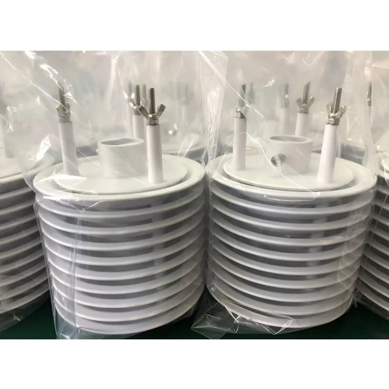 RS485 Modbus Compact Weather Station Resistive Air Temperature Humidity Pressure Radiation Sensor With Solar Radiation Shields