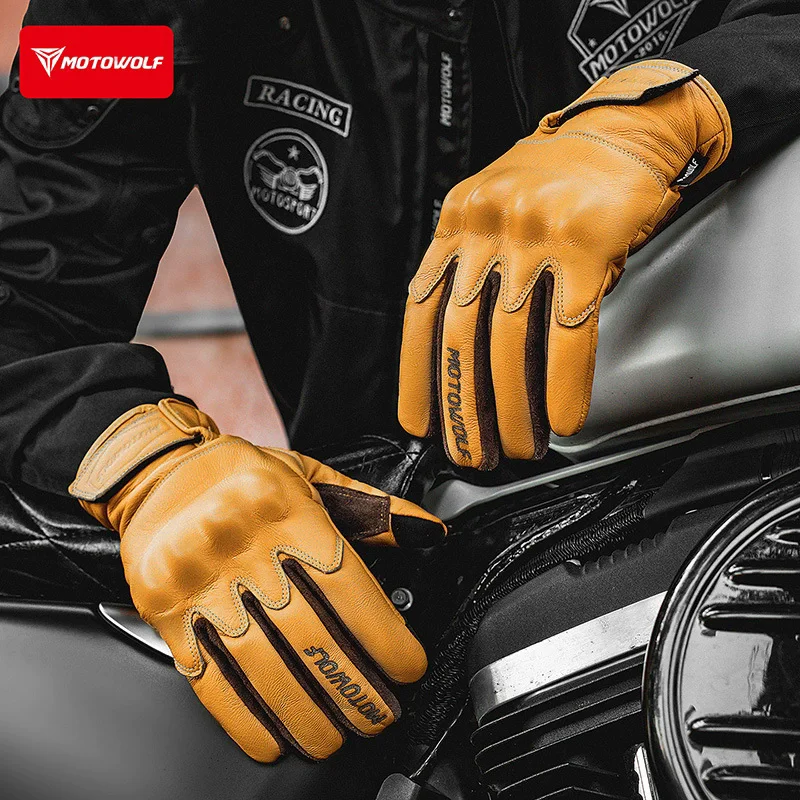 Guanti da Moto in Pelle Stile - Motorcycle Glove Knuckle recensione e prezzo