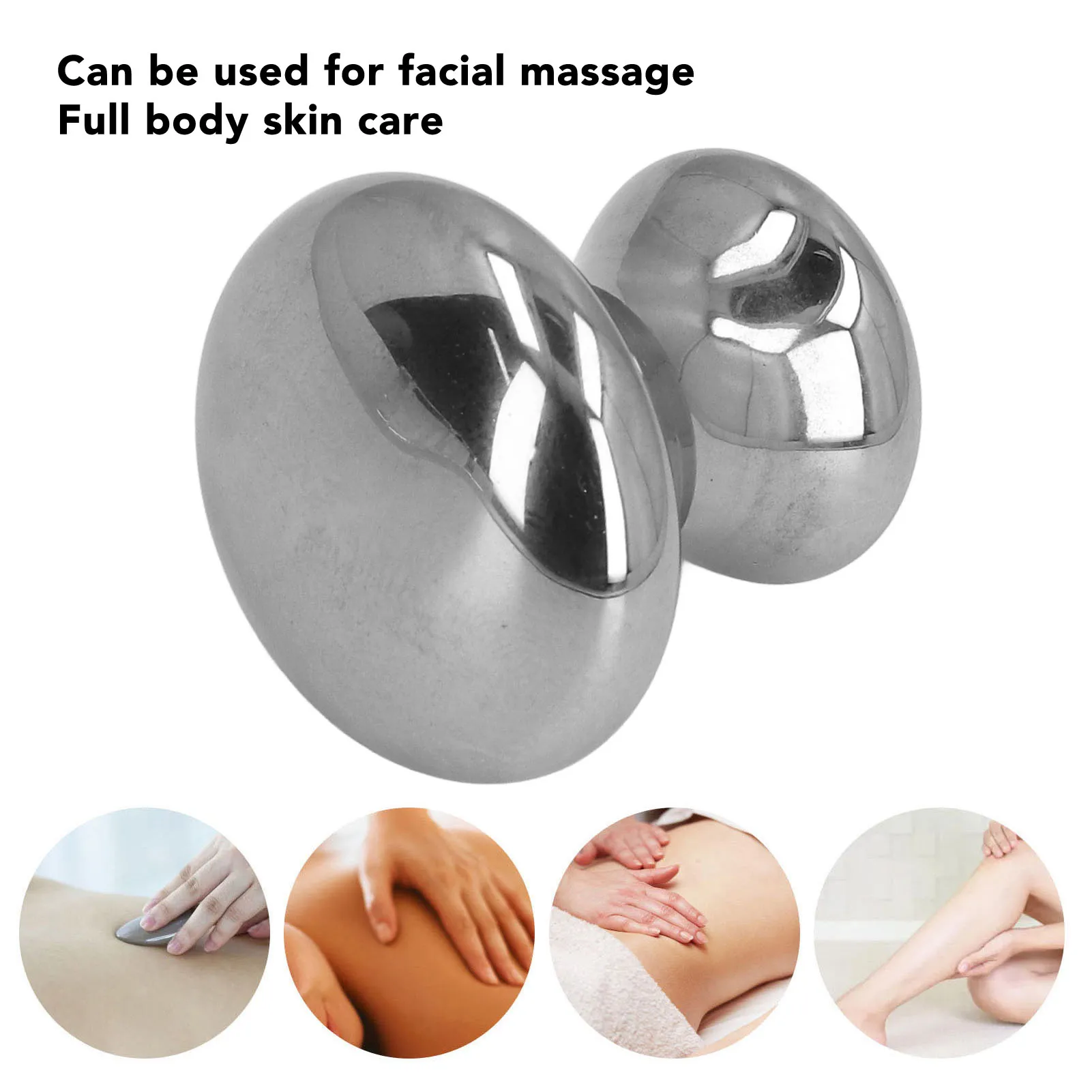 Mushroom Scraping Massager Mushroom Face Massager Facial Beauty Tool Exquisite Multifunctional Unique Stainless Steel for Body