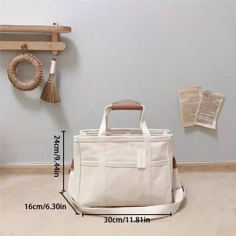 XXXXX Elegante borsa tote da donna multifunzionale Borse di tela a tracolla a spalla per madre e bambino di grande capacità