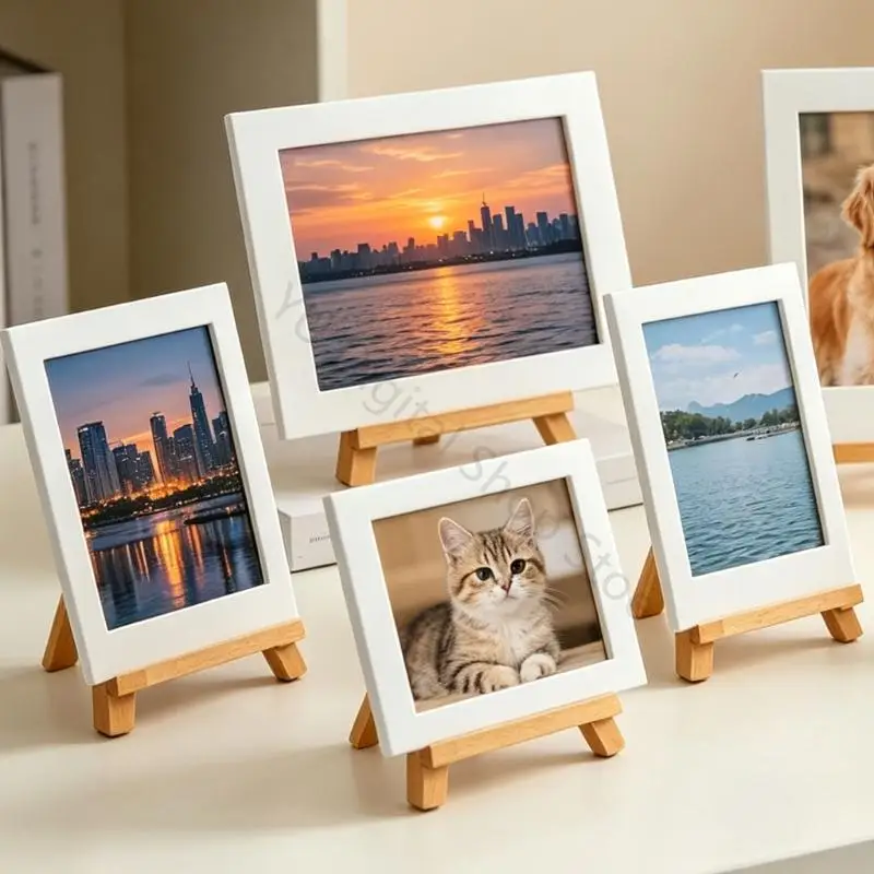 96BA Tisch-Mini-Staffelei-Rahmenhalter-Set für Fotokarten und kleine Kunstausstellungen – Detail 10