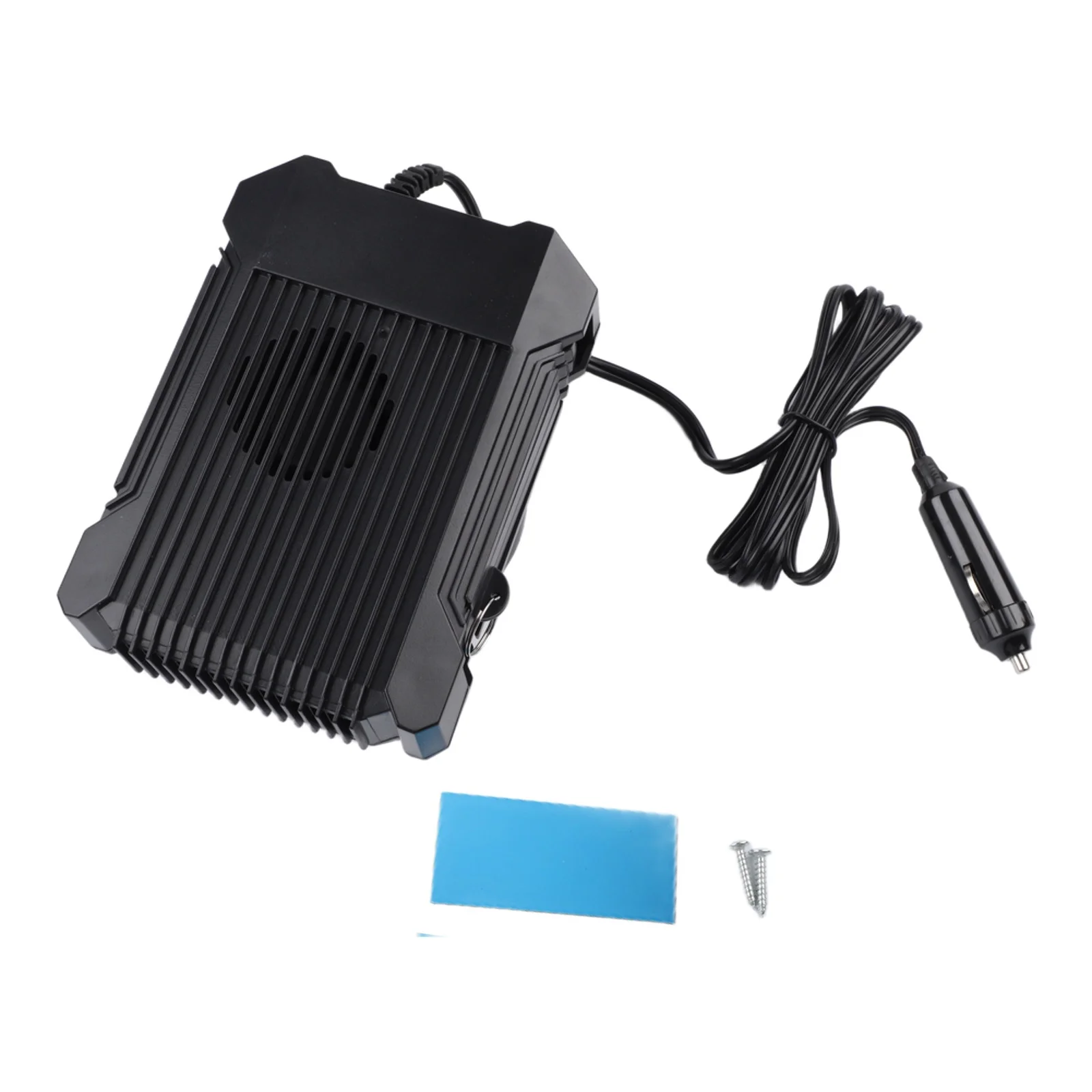 1Pc 12V 150W Portable Car Fan Defroster Windshield Demister 360 Rotation Black ABS Vehicle Heating Cooling Accessories