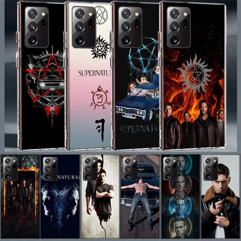 Supernatural Jensen Ackles Coque For Samsung A55 A35 A25 A15 Phone A05S Note 20 Ultra 10 Lite 9 8 M52 M51 M32 M31 M30S M21 J8