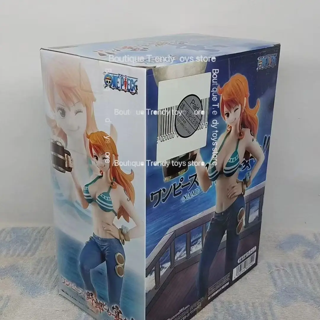 

In Stock Bandai Original Banpresto One Piece Nami Action Figure Model Doll Brand New Boxed Anime Characters Toys Model Garage