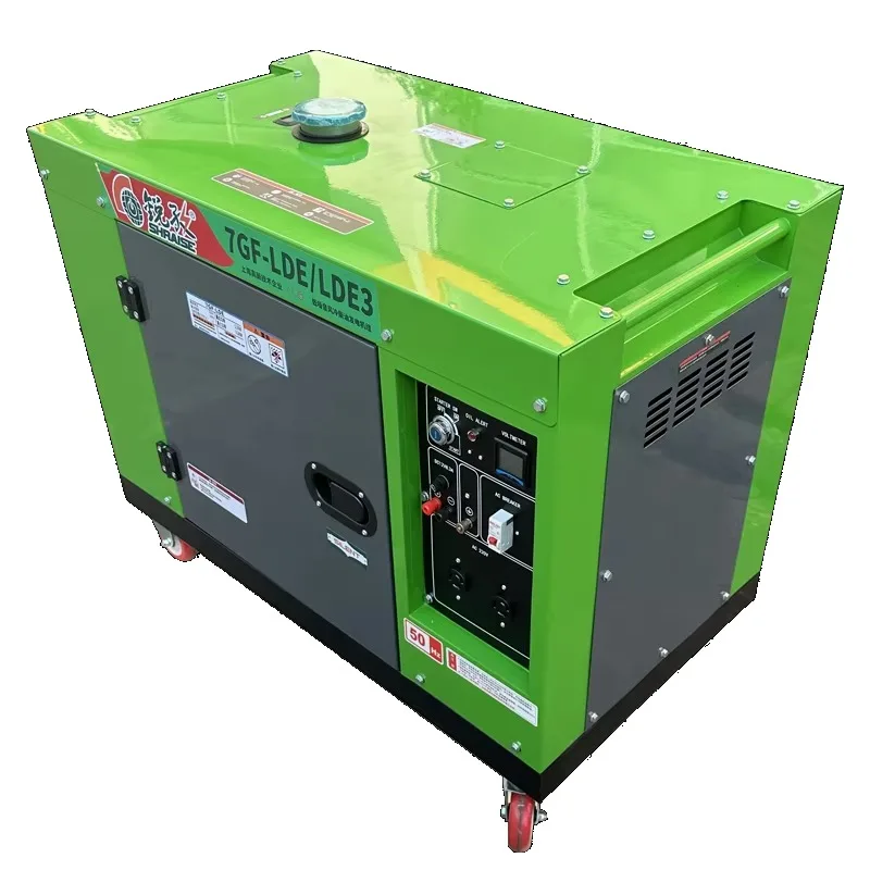 

Hot saleRAISE G-POWER 7GF-LDE Factory Price Portable 5kw 5kva 5.5kw 5.5kva Silent Generators