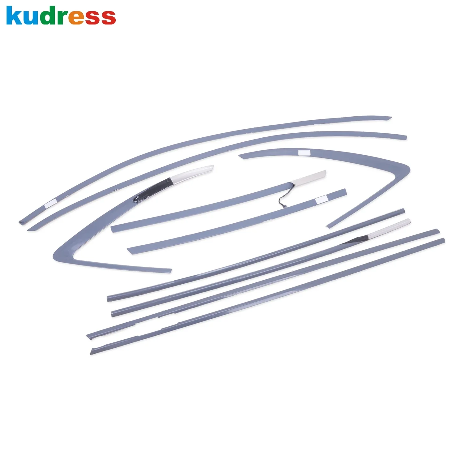 Window Sill Trim For Ford Kuga Escape 2020 2021 2022 2023 2024 Steel Upper+Bottom Windows Frame Molding Strip Car Accessories