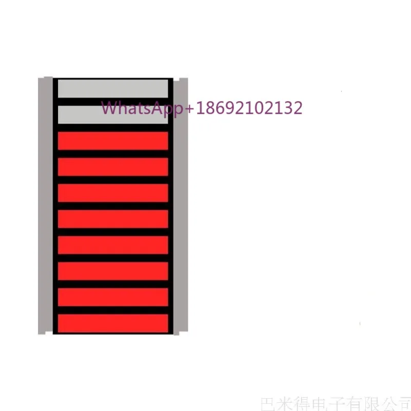 BL10-2712S 10 Segment 27mm Long Red LED Light Column Display Device