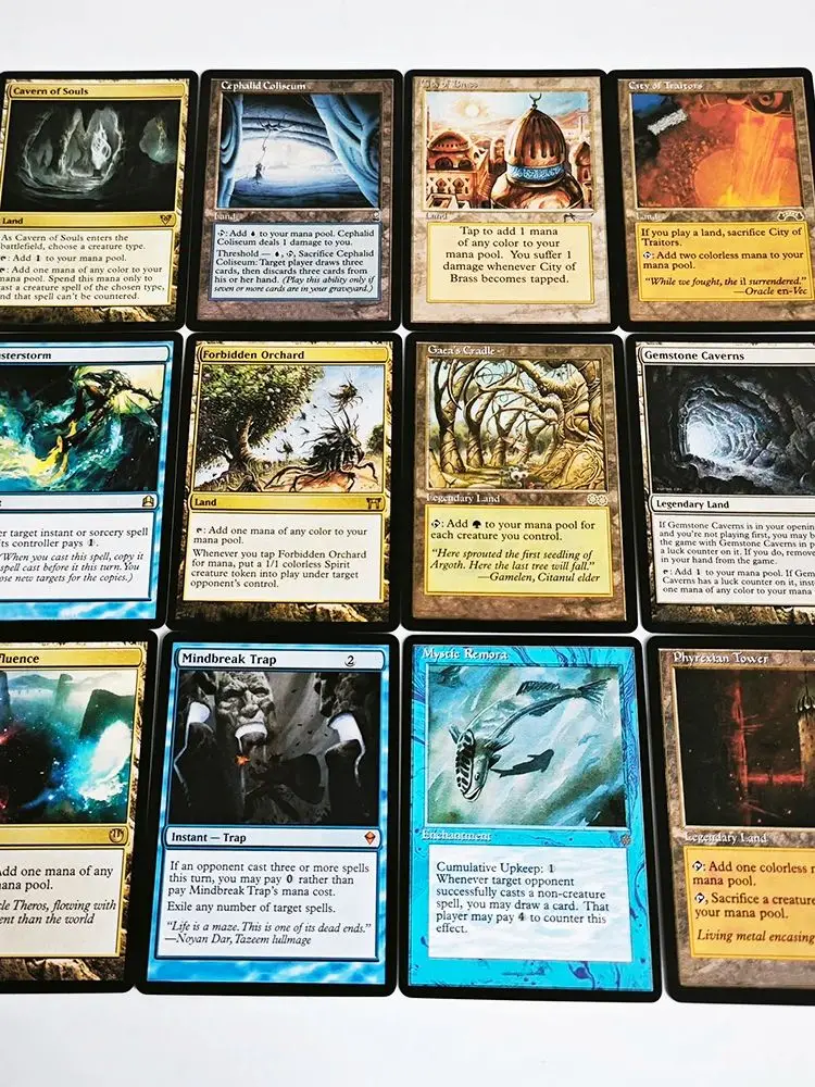 CEDH A TCG Spielkarten 56 Stück Magic Vintage Legacy Revised Dual Lands Fetch Lands Shock Lands Bundle Commander-Fixierte Liste
