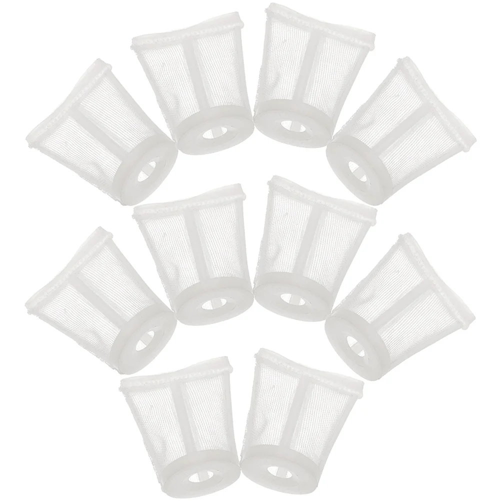 10 Stück Farbspritzgerät-Siebfilter, 120 Mesh-Mesh-Filter für Airless-Spritzgerät, Topf, Ersatzzubehör, langlebiges Nylon