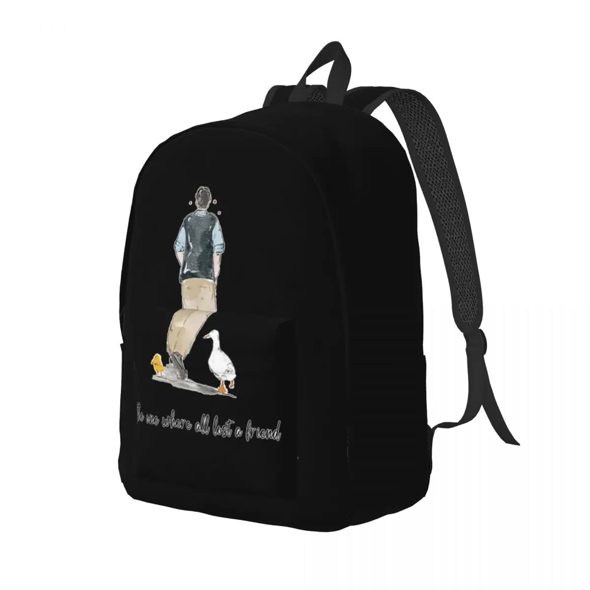 Matthew Perry Chandler Bing Teenage Backpack Gift High School Work Daypack for Men Women Laptop Canvas Bags