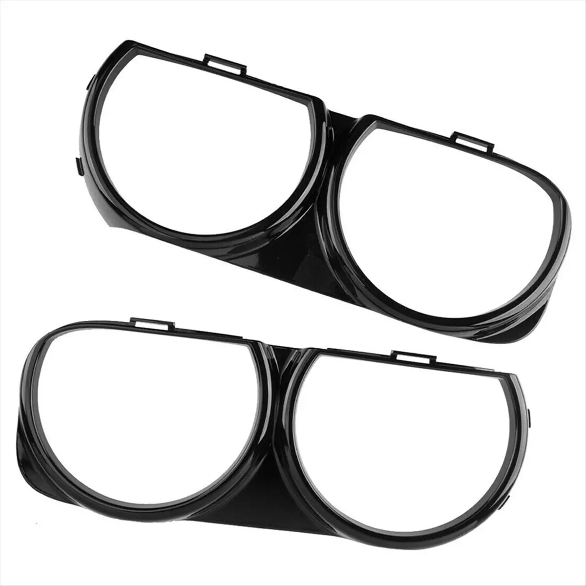 Mega Sale 1Pair Front Headlight Bezel Trim Frame Lamp Cover 68259052AB 68259053AB for Dodge Challenger 15-21 CH2510101 CH251110