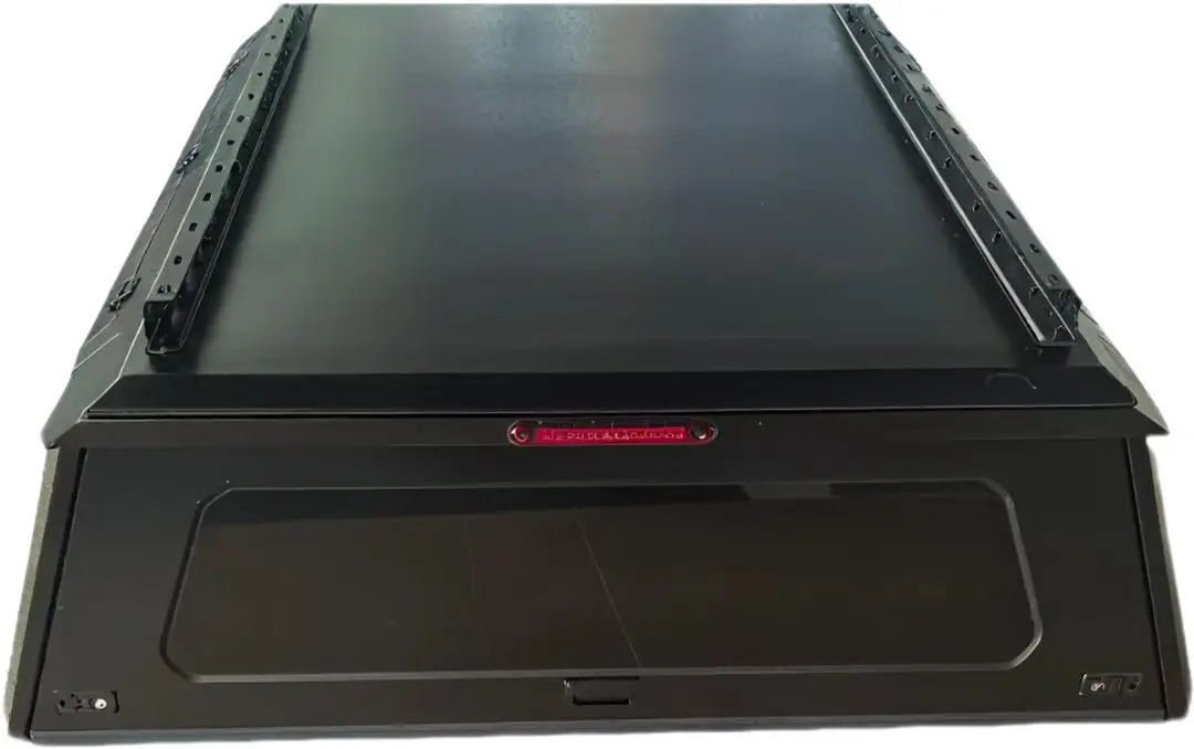 Premium Aluminum Alloy F150 Pickup Canopy with Rear Spoiler Waterproof & Locking for Travel Use