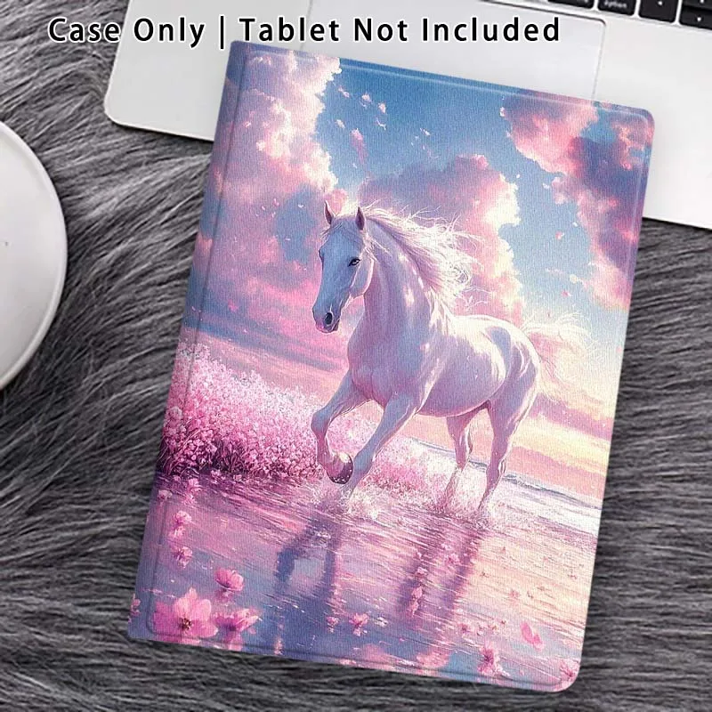 

Чехол для планшета с дизайном Pink Horse для Lenovo Xiaoxin Pad Pro Tab M10 K10 Plus 3rd Y700 Gen 11 11.2 11.5 12.7 8.8 дюймов