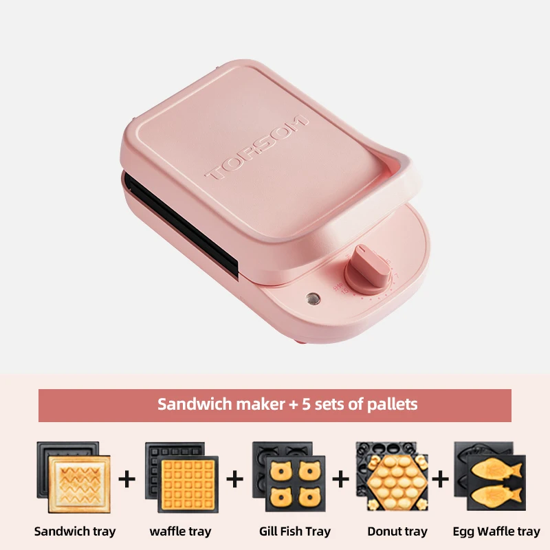 Pink with 5 Plates