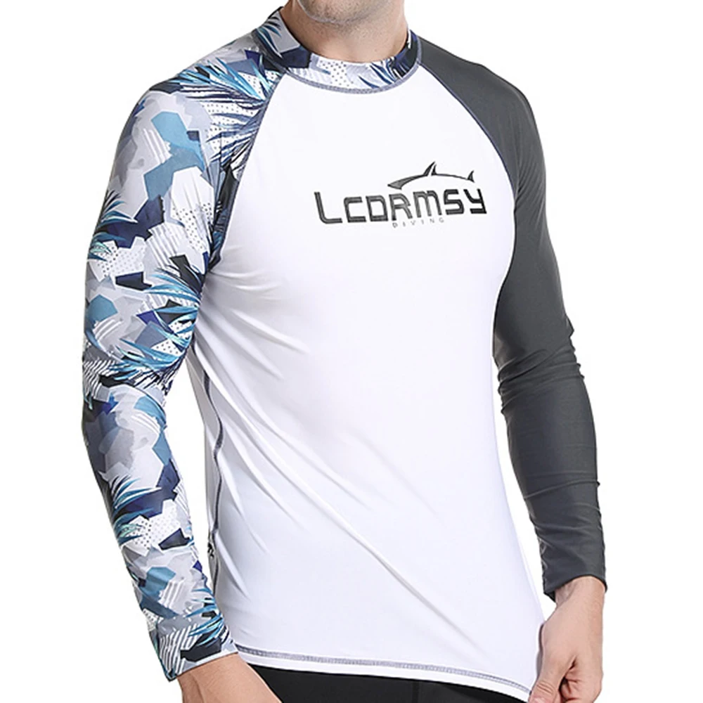 Men's Long Sleeve RASH GUARDS, Long Sleeve, Fitness Tops, Water Sports, GYM, UPF 50 +, New, 2023