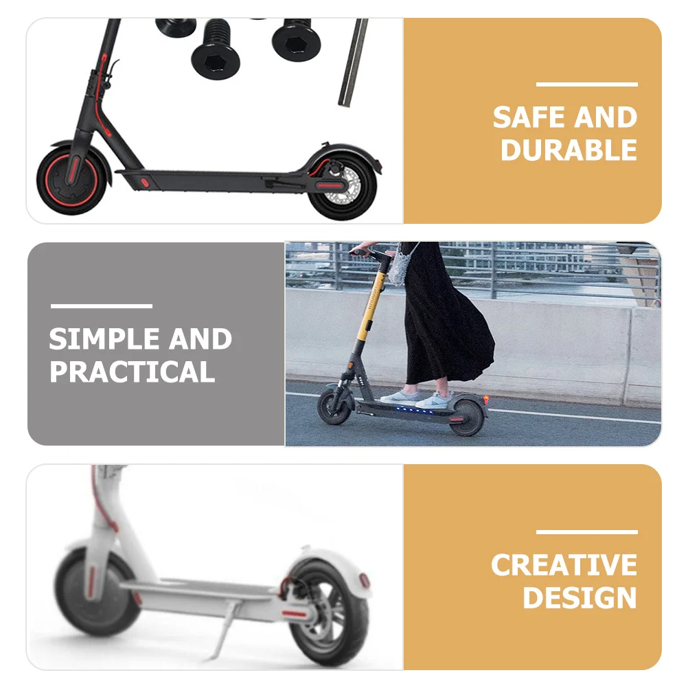 

1 set Stem Screw Set For Electric Scooter Stainless Steel Replacement Parts Durable Tube Pole Front Fork Fixing Screws Scooter