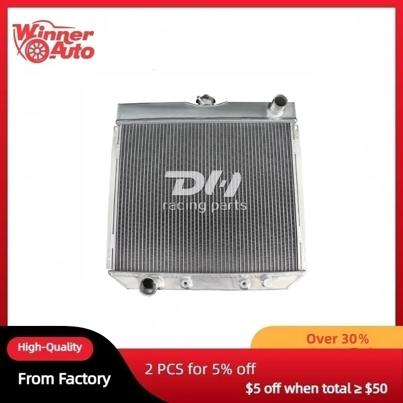 WINNER AUTO Radiateur en aluminium à 3 rangées 67-70 Ford Mustang Fairlane Mercury Comet/Cougar 20''W