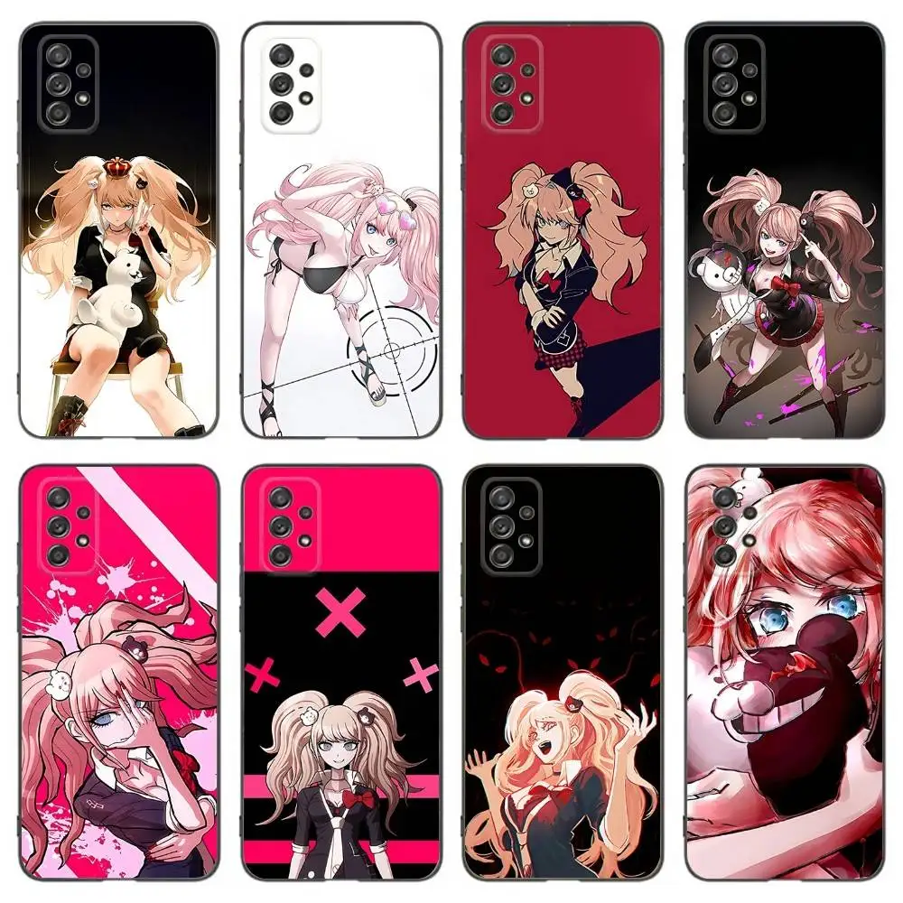 

J-Junko Anime E-Enoshima Phone Case For Samsung Galaxy A 91,80,73,72,53,52,51,22,5G,Plus,J,Note Soft Black Cover