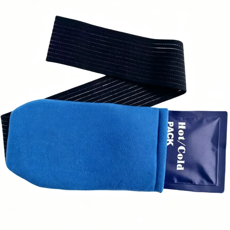 Adjustable Gel Ice Packs with Elastic Strap Accessory  for Portable Daily Care Pack Shoulder Knee Neck and Ankle Use