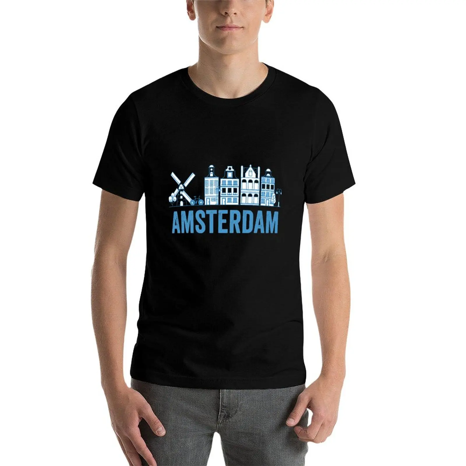 Amsterdam T-Shirt Casual Daily Outfit T-Shirt view 4