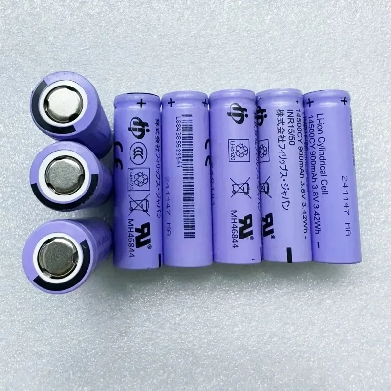 New 14500CY 3.8V 900mAh UR14500AC 3.7V 740mAh Flat Head Battery For Braun Shaver S5 S6 S7 S51 53B 73S 4200 5762 3766 Toothbrush