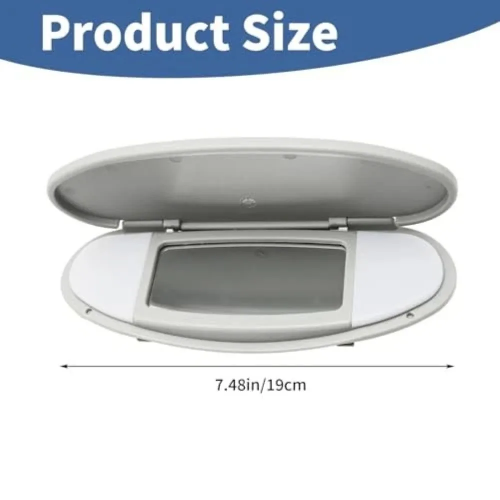 51167361833 For BMW Mini R50 R55 R56 Car Front Sun Visor Sunshade Makeup Mirror Mini Sunshade Plastic Cover  2007-2014